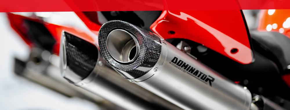 Dominator Exhausts banner
