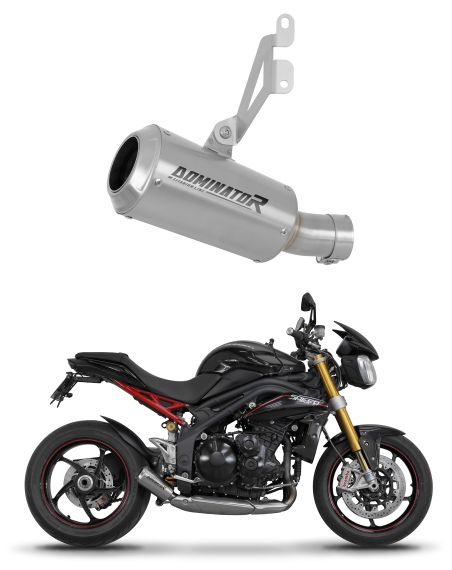 Dominator Uitlaten Triumph Speed Triple 1050 2011 - 2016