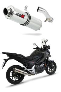 Dominator uitlaat Honda Integra 700, Honda Integra 750 uitlaatsysteem, sportuitlaat Integra 700 750.