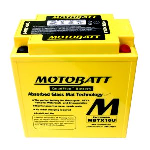 Motobatt Gel Accu MBTX16U, YTX16BS, YTX16BS1, YTX20A-BS, YTX20CHBS