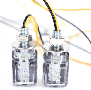 Aerodynamisch, zwart, knipperlicht, knipperlichten, LED, Yamaha, Honda, Kawasaki, Suzuki, Ducati, triumph, buell, aprillia, motor, motorfiets