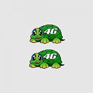 Sticker Rossi Schildpad Klein